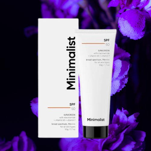 Minimalist sunscreen