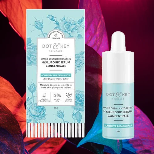 Hyaluronic Acid Serum dot and key
