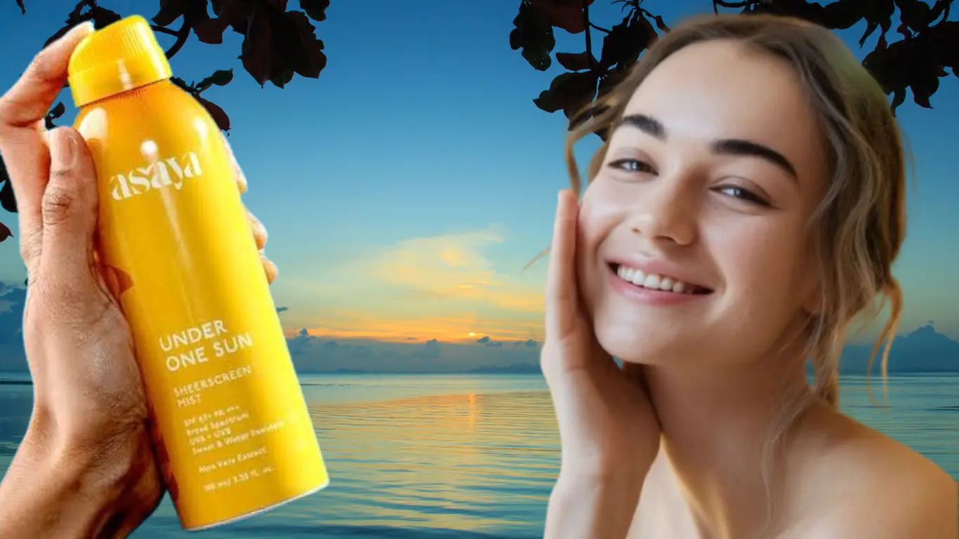 Read more about the article Asaya SPF 65+ Sunscreen Spray for face & body
