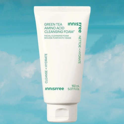 Korean skincare for oily skin Innisfree foam cleanser