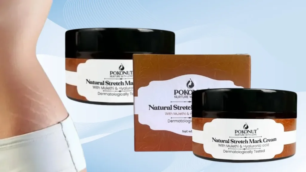 Pokonut Ayurvedic Stretch Marks Removal Cream 