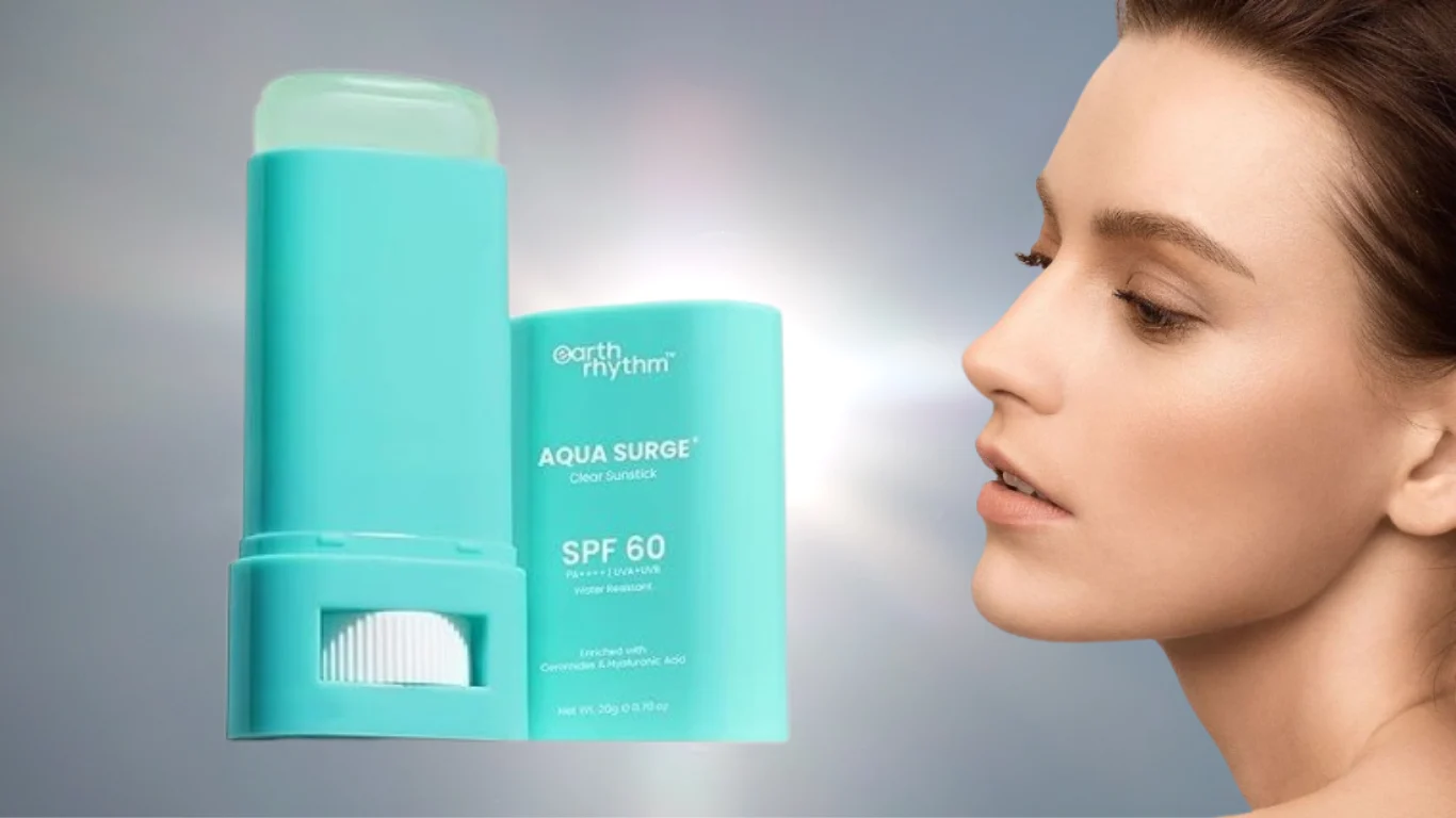 Read more about the article SPF 60 Sunscreen for Face – Earth Rhythm Aqua Surge Stick