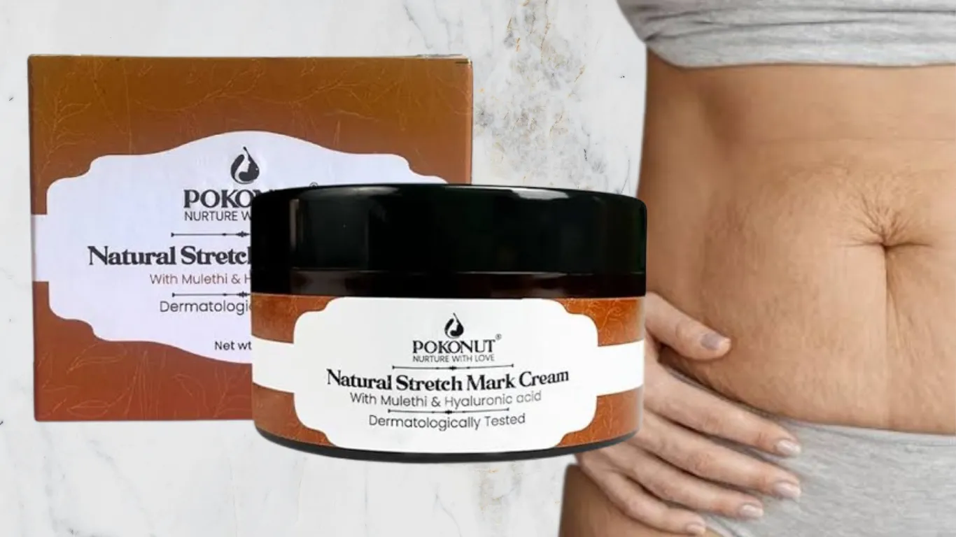 You are currently viewing Pokonut Ayurvedic Pregnancy Stretch Marks Removal Cream in India