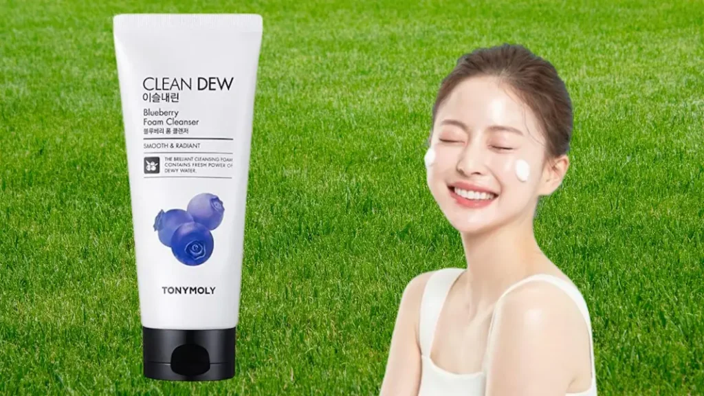 clean dew foaming face wash cleanser