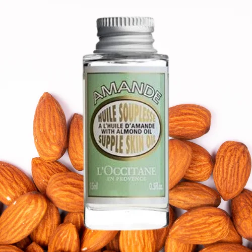 Loccitane almond oil for face and body skincare