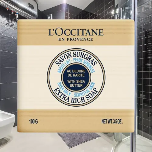 Loccitane milk shea soap for dry skin