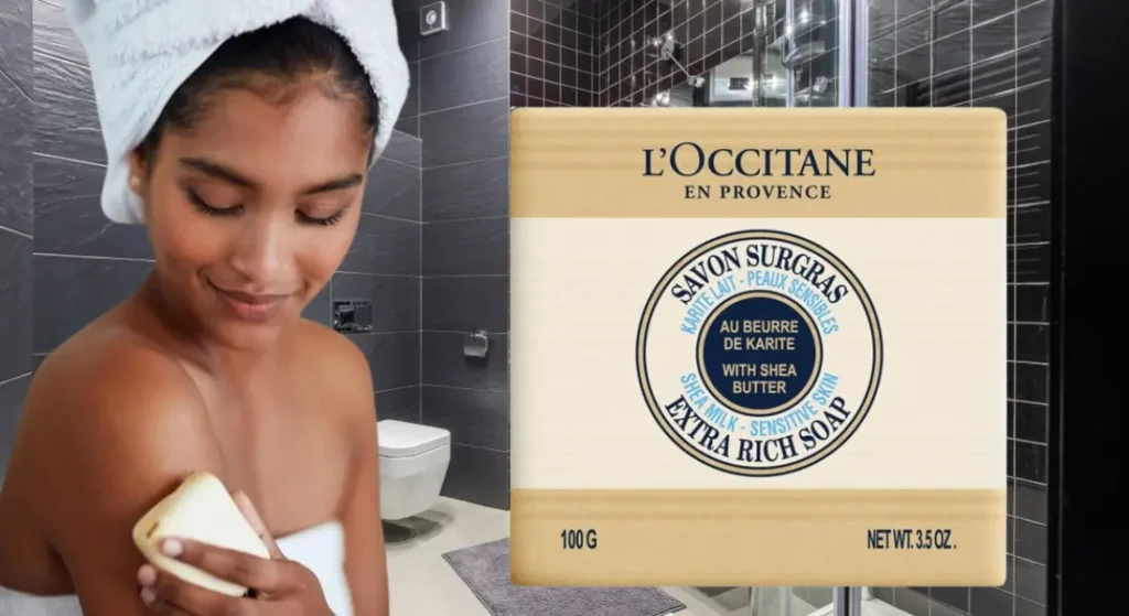Loccitane shea milk soap for dry skin