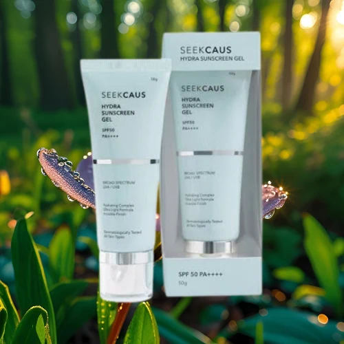 Seekcaus gel based sunscreen SPF 50