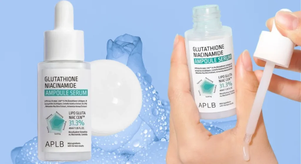 Niacinamide ampoule serum Korean skincare 