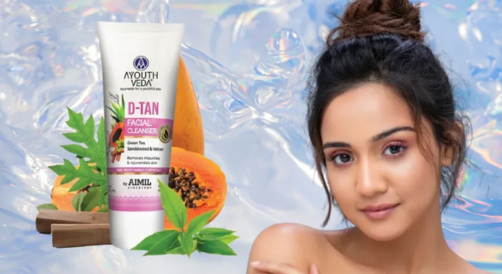 Ayouthveda d tan facial cleanser for remove tan