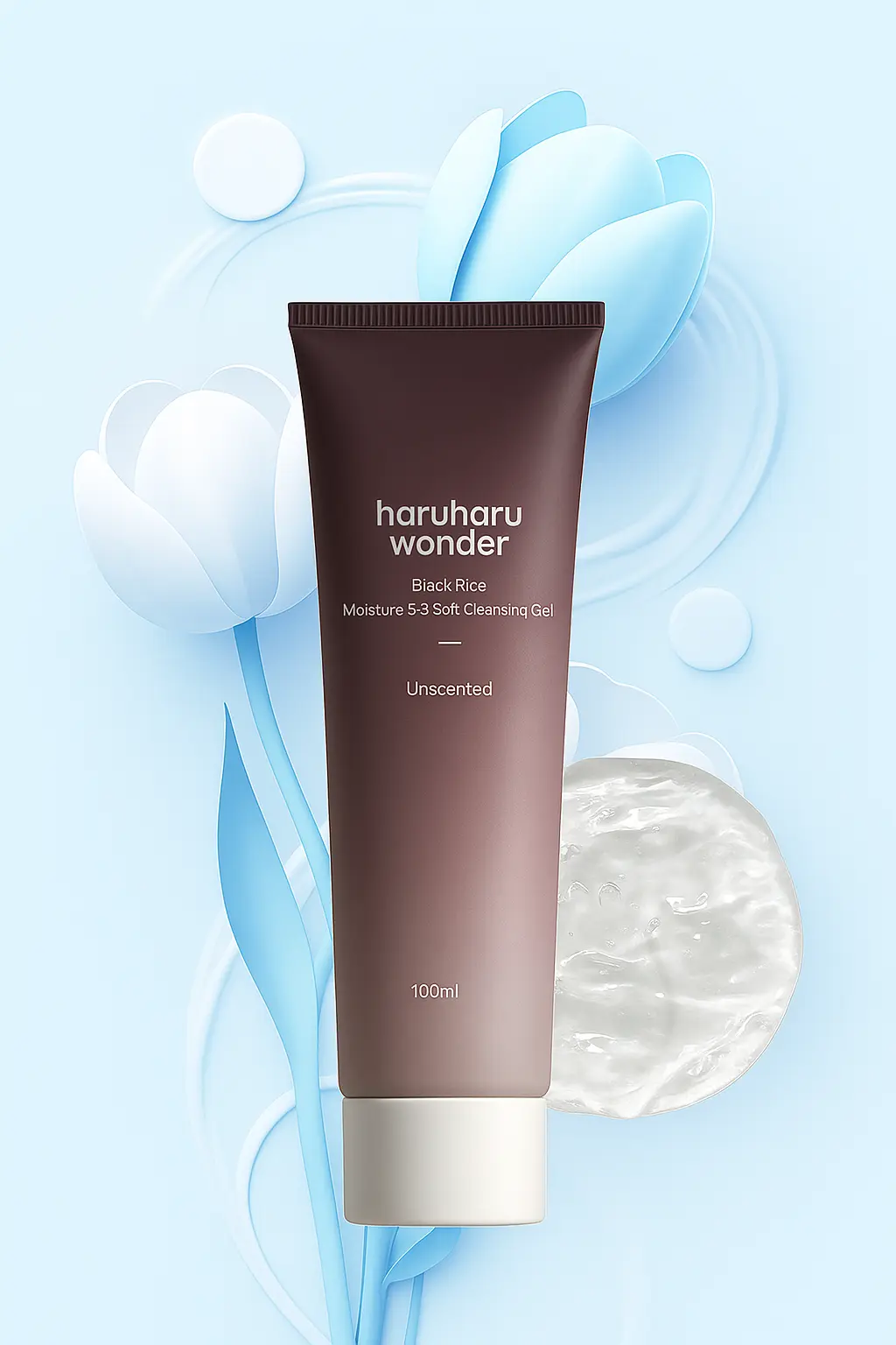 Haruharu wonder black rice moisture cleansing gel