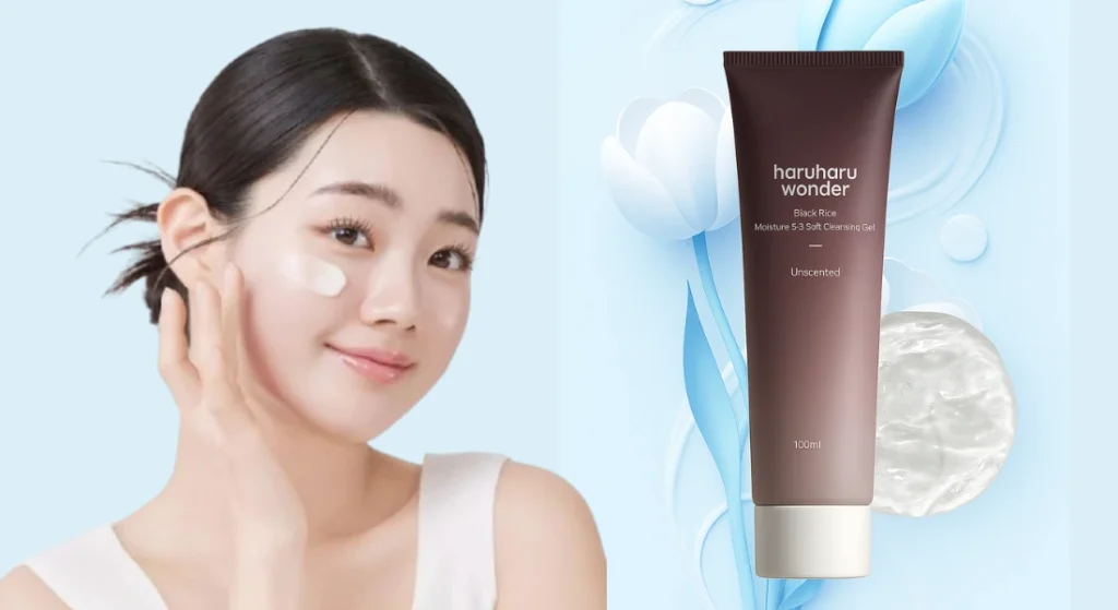 Haruharu wonder black rice moisture face wash