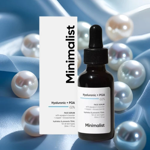 Minimalist 2% hyaluronic acid serum for oily skin