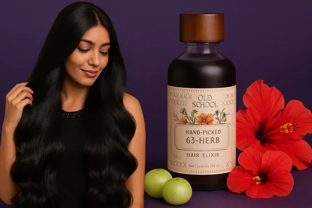 Old school rituals herbal hair oil benefits 