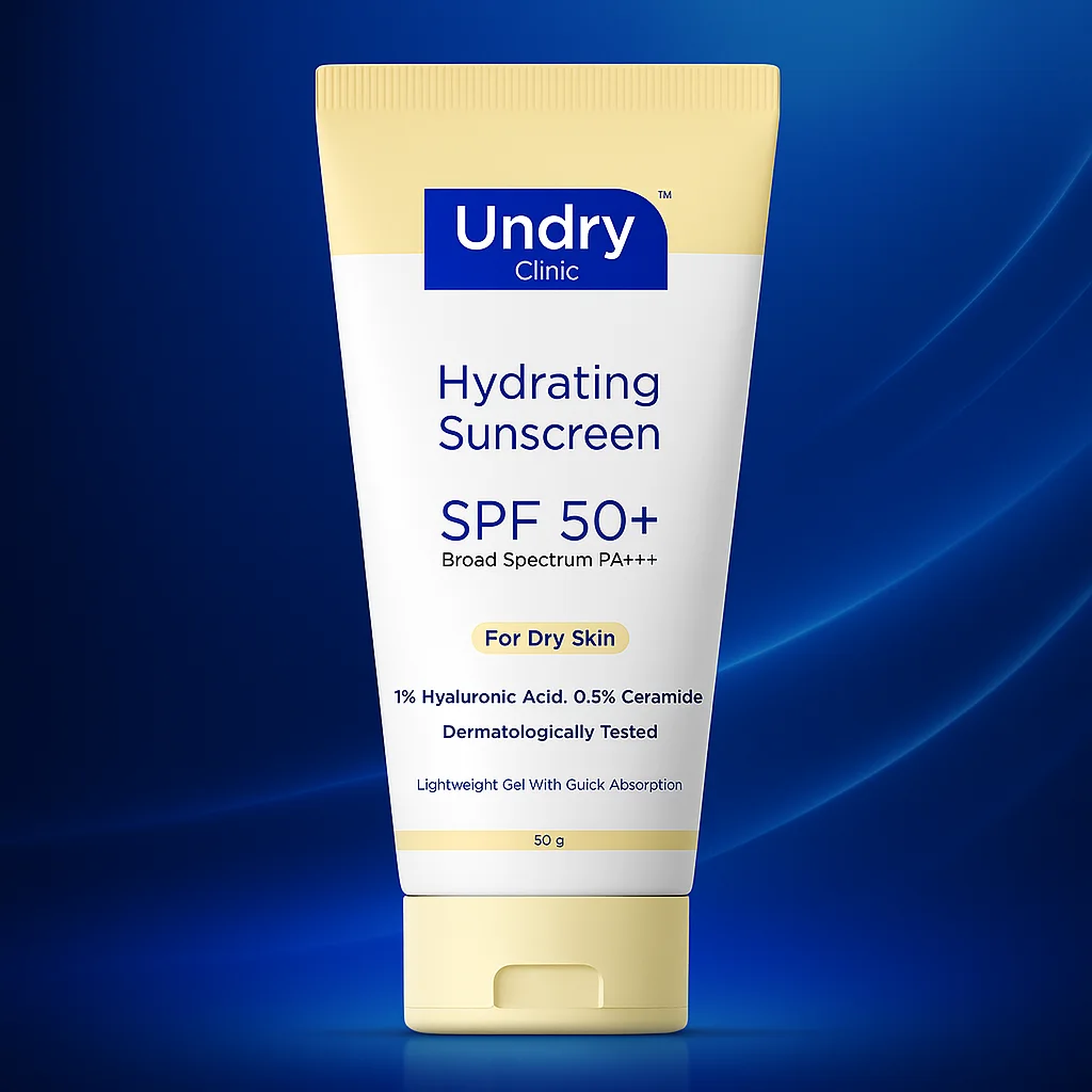 Undry hydrating sunscreen SPF 50 for dry skin 