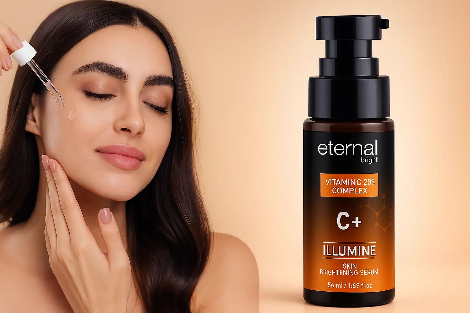 Read more about the article Eternal Bright Face Serum with Vitamin C and Hyaluronic Acid