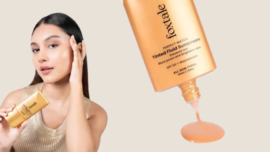 foxtale tinted sunscreen for oily skin