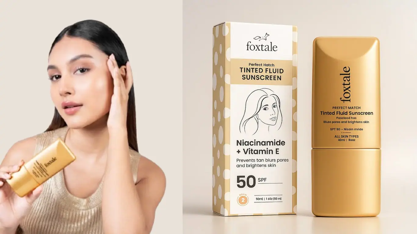 You are currently viewing Best Sunscreen for Oily Skin SPF 50 – Foxtale Perfect Match – Sand