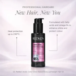 Redken Naked Gloss Lightweight hair serum for frizzy hair